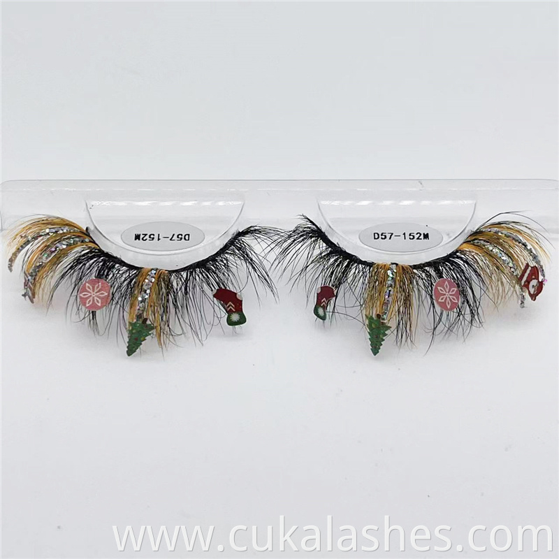 15mm Christmas Eyelashes